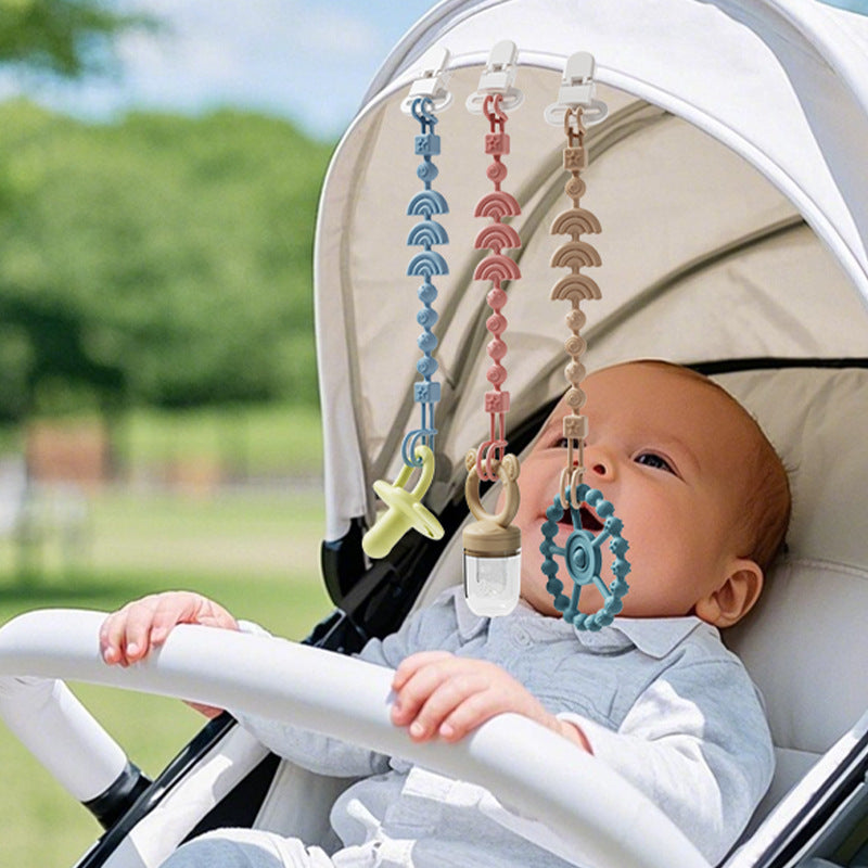 Chain Teether For Baby Pacifiers